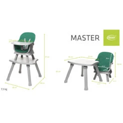 4Baby Master XXIII Green 6-in-1 Kinderstoel -babyproducten 4baby master xxiii green 6 in 1 kinderstoel 15