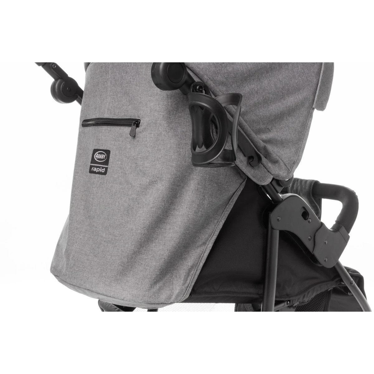 4Baby Rapid XXIII Grey Melange Wandelwagen 9 4Baby Rapid XXIII Grey Melange Wandelwagen - Afbeelding 9