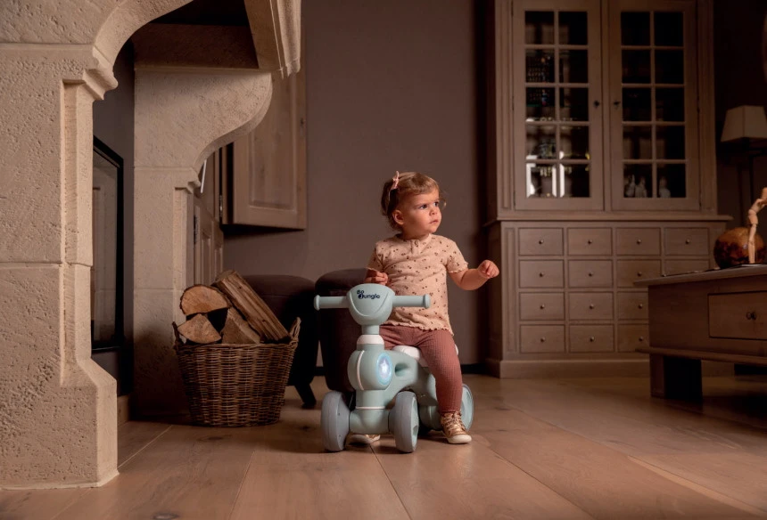 Bo Jungle B-Bike Jumpy Grijs Loopfiets B920030 4 Bo Jungle B-Bike Jumpy Grijs Loopfiets B920030 - Afbeelding 4