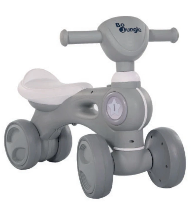 Bo Jungle B-Bike Jumpy Grijs Loopfiets B920030 1 Bo Jungle B-Bike Jumpy Grijs Loopfiets B920030