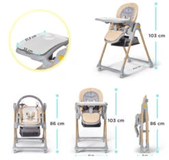 Kinderkraft Lastree Pink Kinderstoel KHLAST00PNK0000 -babyproducten Kinderkraft Lastree Wood Kinderstoel KHLAST00BEGW000 13