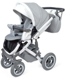 Baby Merc Faster 3 Eco Leather Grey Kinderwagen Incl. Autostoel F10 -babyproducten baby merc faster 3 grey kinderwagen incl. autostoel 6