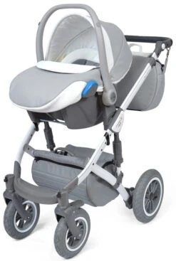 Baby Merc Faster 3 Eco Leather Grey Kinderwagen Incl. Autostoel F10 -babyproducten baby merc faster 3 grey kinderwagen incl. autostoel 7