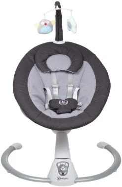 Babygo Homey Set Black/White Babyschommel En Kinderstoel 19014 -babyproducten babygo homey black swing babyschommel 190 1 1 11 1 3