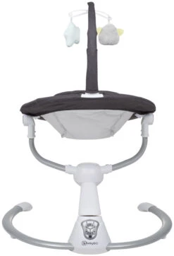 Babygo Homey Set Black/White Babyschommel En Kinderstoel 19014 -babyproducten babygo homey black swing babyschommel 190 1 5 1 3