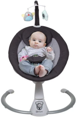 Babygo Homey Set Black/White Babyschommel En Kinderstoel 19014 -babyproducten babygo homey swing babyschommel 1 1 4