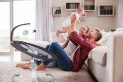 Babygo Homey Set Black/White Babyschommel En Kinderstoel 19014 -babyproducten babygo homey swing babyschommel 5 1 4