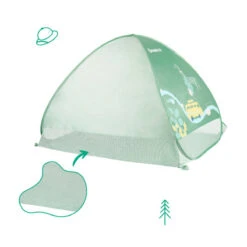 Voorkant 16 Voorkant -babyproducten badabulle green anti uv tent b038205 2