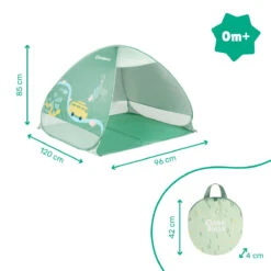 Badabulle Green Anti-UV Tent B038205 -babyproducten badabulle green anti uv tent b038205 3