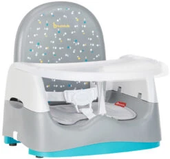 Voorkant 30 Badabulle Home & Go Grey Booster Stoelverhoger B009011