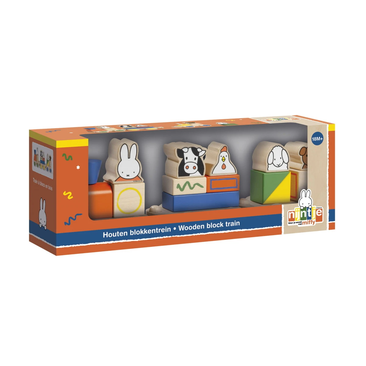 Bambolino Toys Nijntje Houten Blokkentrein 17065 6 Bambolino Toys Nijntje Houten Blokkentrein 17065 - Afbeelding 6