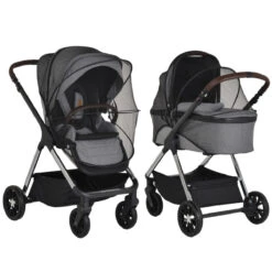 Cangaroo Empire Light Grey 3-in-1 Kinderwagen Incl. Autostoel -babyproducten cangaroo empire light grey 3 in 1 kinderwagen incl. autostoel 10