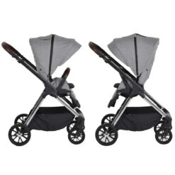 Cangaroo Empire Light Grey 3-in-1 Kinderwagen Incl. Autostoel -babyproducten cangaroo empire light grey 3 in 1 kinderwagen incl. autostoel 11