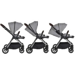 Cangaroo Empire Light Grey 3-in-1 Kinderwagen Incl. Autostoel -babyproducten cangaroo empire light grey 3 in 1 kinderwagen incl. autostoel 12