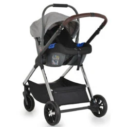 Cangaroo Empire Light Grey 3-in-1 Kinderwagen Incl. Autostoel -babyproducten cangaroo empire light grey 3 in 1 kinderwagen incl. autostoel 16