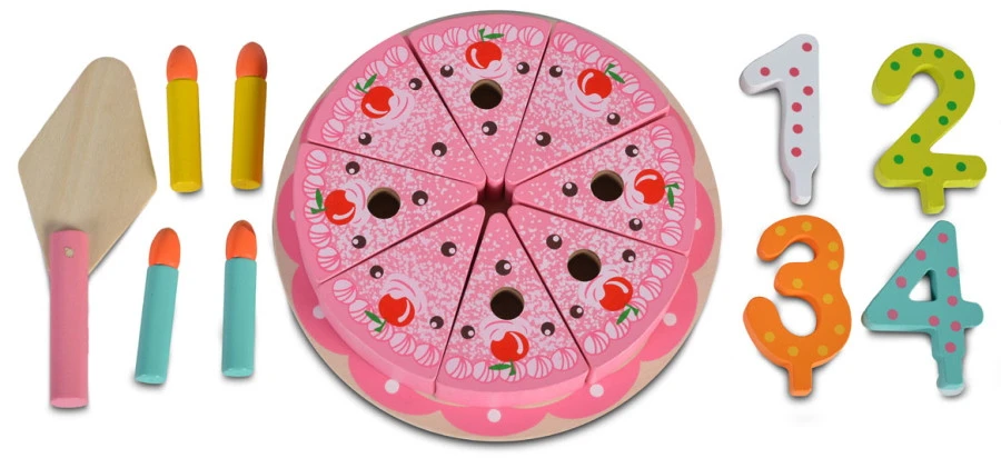 Cangaroo Houten Happy Birthday Speelgoed Taart 4223N 5 Cangaroo Houten Happy Birthday Speelgoed Taart 4223N - Afbeelding 5