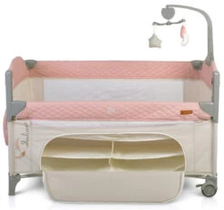 Cangaroo Indiana Pink Campingbed -babyproducten cangaroo indiana pink campingbed 4