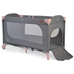 Cangaroo Skyglow 2 Pink Campingbed Incl. Bodemverhoger -babyproducten cangaroo skyglow 2 pink campingbed 4