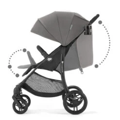Kinderkraft Askoy Onyx Black Wandelwagen KSASKO00BLK0000 -babyproducten kinderkraft askoy wandelwagen 10 1