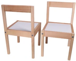 Kukka Wooden Set Tafel Met Stoeltjes KWS100 -babyproducten kukka houten tafel met stoeltjes wks100 5 1