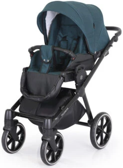 Kunert Talisman Black Pepper 2-in-1 Kinderwagen TA-06-BLACK -babyproducten kunert talisman black green 2 in 1 kinderwagen ta 04 black 5 1