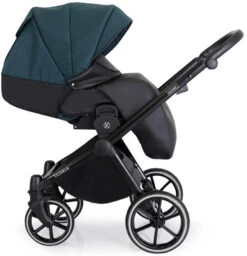 Kunert Talisman Black Flowers 2-in-1 Kinderwagen TA-01-BLACK -babyproducten kunert talisman black green 2 in 1 kinderwagen ta 04 black 8