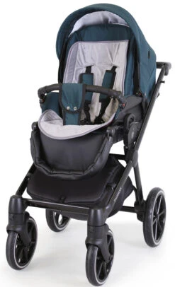 Kunert Talisman Black Flowers 2-in-1 Kinderwagen TA-01-BLACK -babyproducten kunert talisman black green 2 in 1 kinderwagen ta 04 black 9