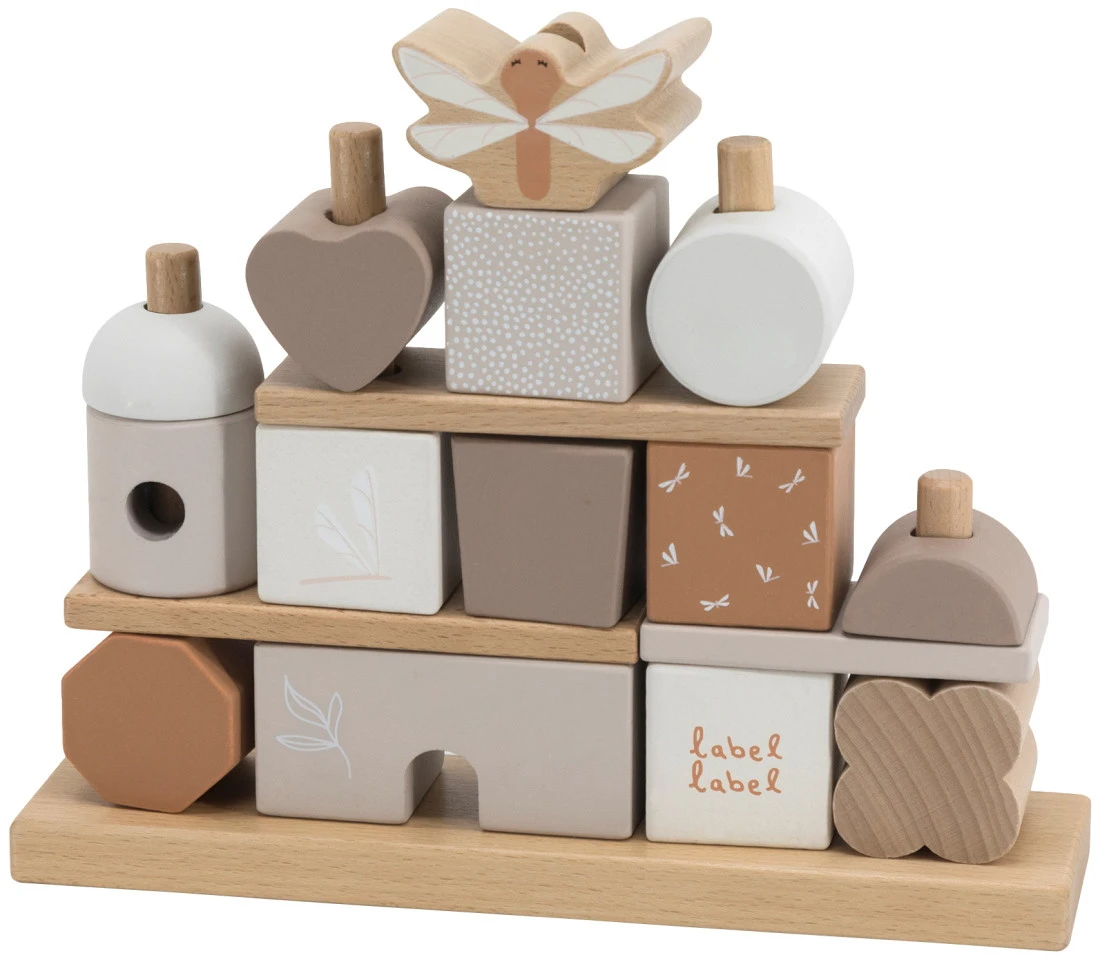 Label Label Nougat Houten Blokken LLWT-34376