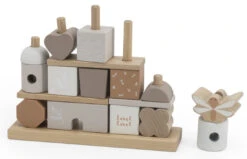 Voorkant 8 Voorkant -babyproducten label label nougat houten blokken llwt 34376 2