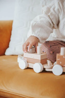 Label Label Nougat Houten Speelgoed Trein LLWT-34390 -babyproducten label label nougat houten speelgoed trein llwt 34390 6