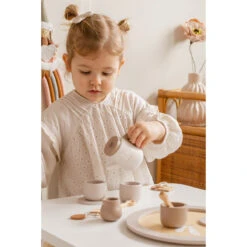 Label Label Nougat Houten Theeservies Set LLWT-37117 -babyproducten label label nougat houten theeset 3