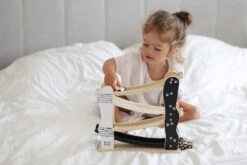 Label Label Roze Houten Autobaan LLWT-25125 -babyproducten label label zwart wit houten autobaan llwt 25453 1 2