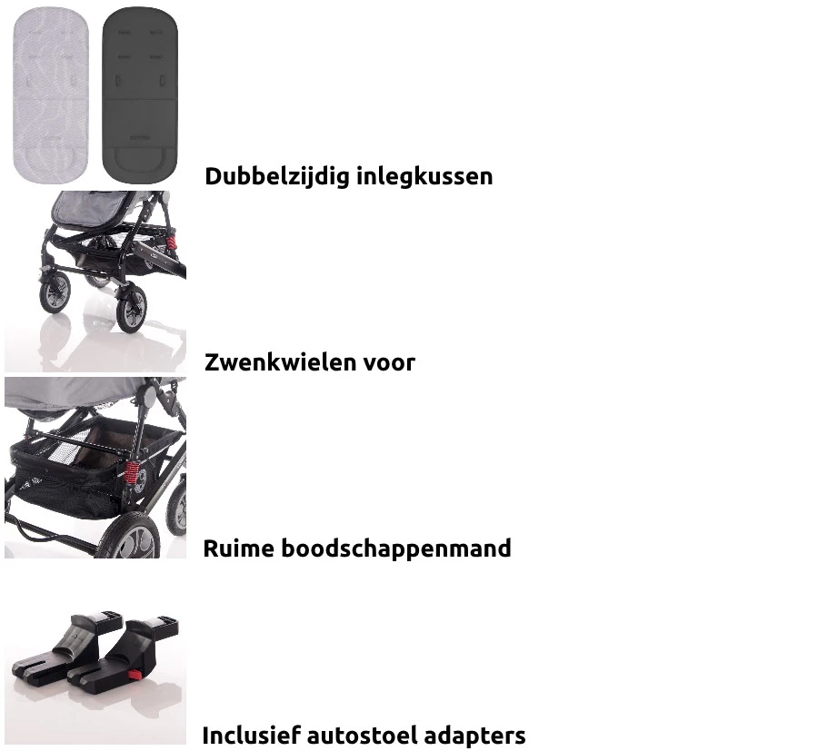 Lorelli Lora String Dots 3-in-1 Combi Kinderwagen Incl. Autostoel 1002128-2115D 13 Lorelli Lora String Dots 3-in-1 Combi Kinderwagen Incl. Autostoel 1002128-2115D - Afbeelding 13