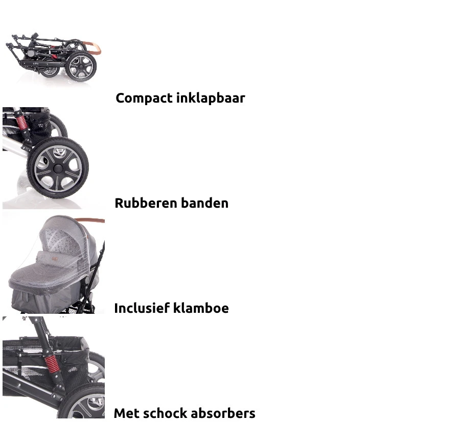 Lorelli Lora String Dots 3-in-1 Combi Kinderwagen Incl. Autostoel 1002128-2115D 12 Lorelli Lora String Dots 3-in-1 Combi Kinderwagen Incl. Autostoel 1002128-2115D - Afbeelding 12