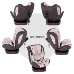 Lorelli Nebula Iceberg Green Leather 0-36kg Isofix 360° Autostoel 1007138-2334 -babyproducten lorelli nebula black 0 36kg isofix 360 autostoel details 5