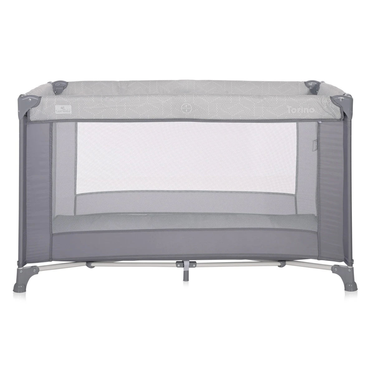 Lorelli Torino Grey Striped Campingbed 1008045-2213 2 Lorelli Torino Grey Striped Campingbed 1008045-2213 - Afbeelding 2