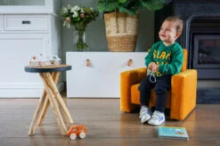 Ding Jamie Velvet Petrol Kinderfauteuil DI-34205 -babyproducten mamaloes ding jamie 04 2