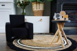 Ding Jamie Velvet Petrol Kinderfauteuil DI-34205 -babyproducten mamaloes ding jamie 12 1