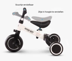 Eco Toys Rood 4-in-1 Loopfiets HC492494 -babyproducten mamaloes eco toys wit 2 in 1 loopfiets hc492494 2 2