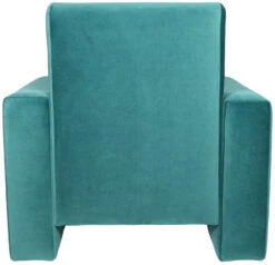 Ding Jamie Velvet Petrol Kinderfauteuil DI-34205 -babyproducten mamaloes kinderfauteuil velvet turquoise 03k