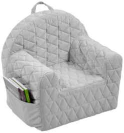 Albero Mio Velvet Grijs Kinderfauteuil