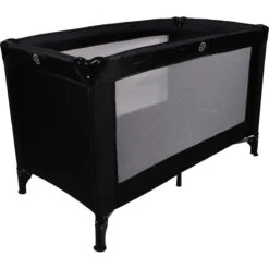 Voorkant -babyproducten mamaloes zwart campingbed ml030101 1