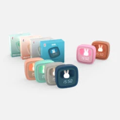 MOB Billy Marshmallow Klok En Nachtlampje BILLY-MARSH-01 -babyproducten mob billy chocolate klok en nachtlampje billy sfeer 2