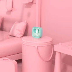 MOB Billy Turquoise Klok En Nachtlampje BILLY-BL-01 -babyproducten mob billy turquiose klok en nachtlampje billy bl 01 4