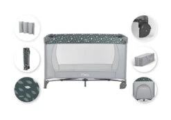 Momi Belove Grey Campingbed LOZE00015 -babyproducten momi belove grey campingbed loze00015 8